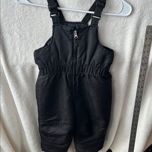 Healthtex unisex snow bibs Black Kids Overalls 4T